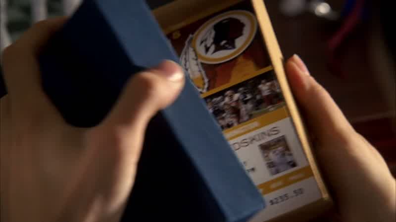 Wow. The Redskins. -It's a VIP box. Wow. Thank you so much. Ever been to a pro football game? No, I