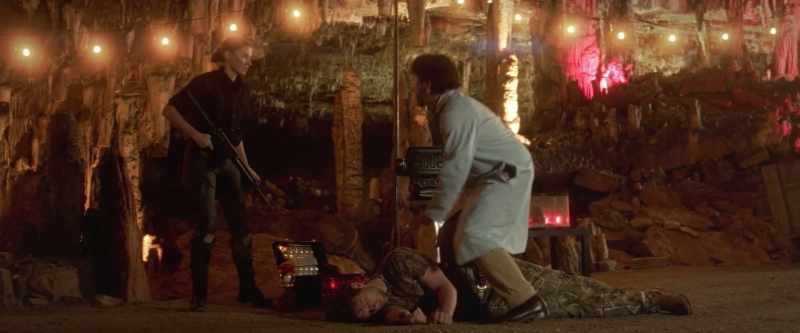 The redneck is alive. Quick, put him on that chair!