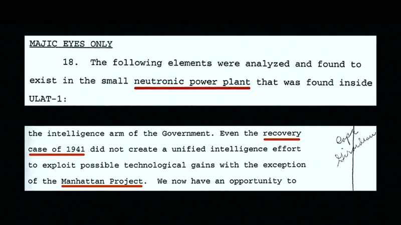 The reference to the Manhattan Project