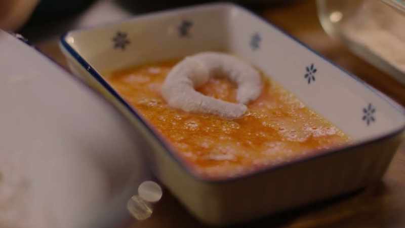 The rice flour really helps the egg adhere