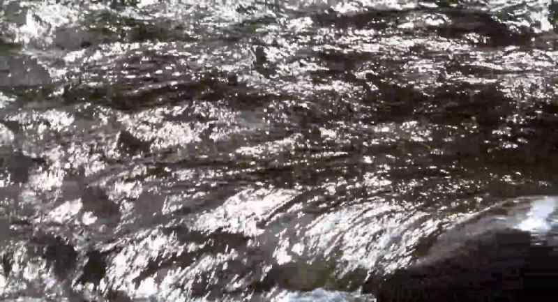 The river was cut by the world's great flood