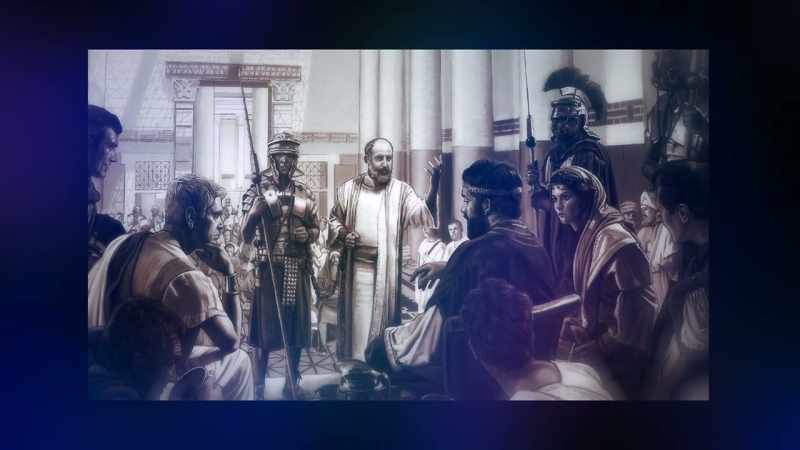 The Roman governors that he appears in front of