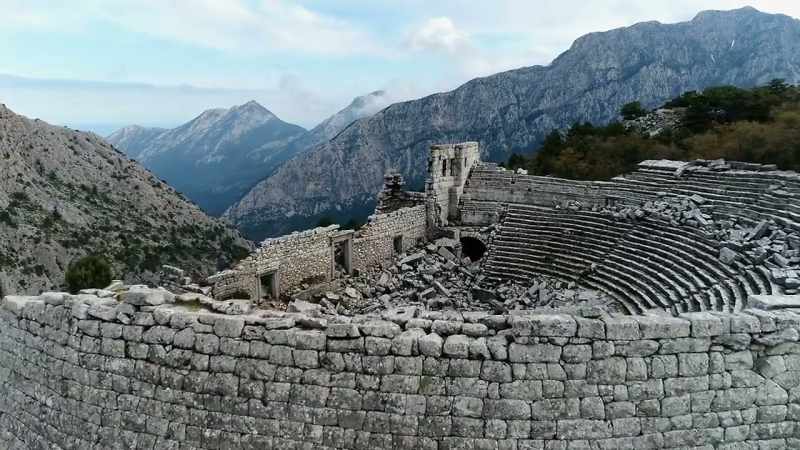 The Romans even built roads