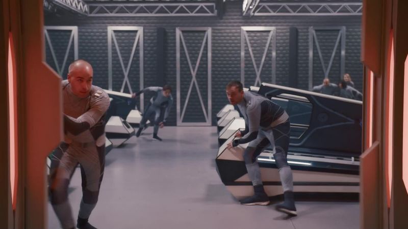 The room is collapsing! Go, go!