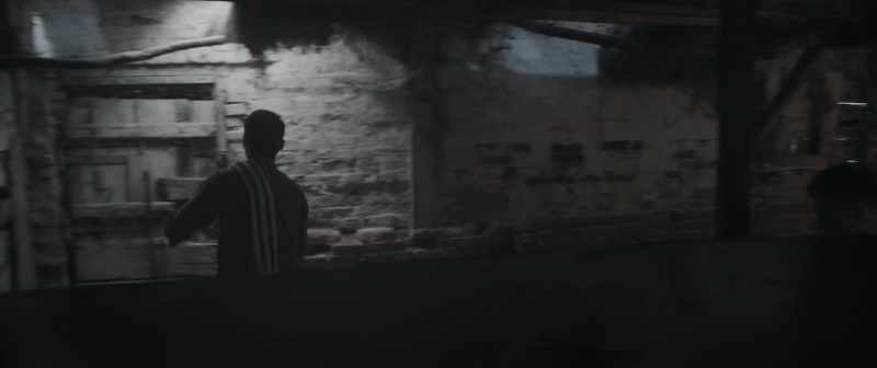 The room's guarded at the front