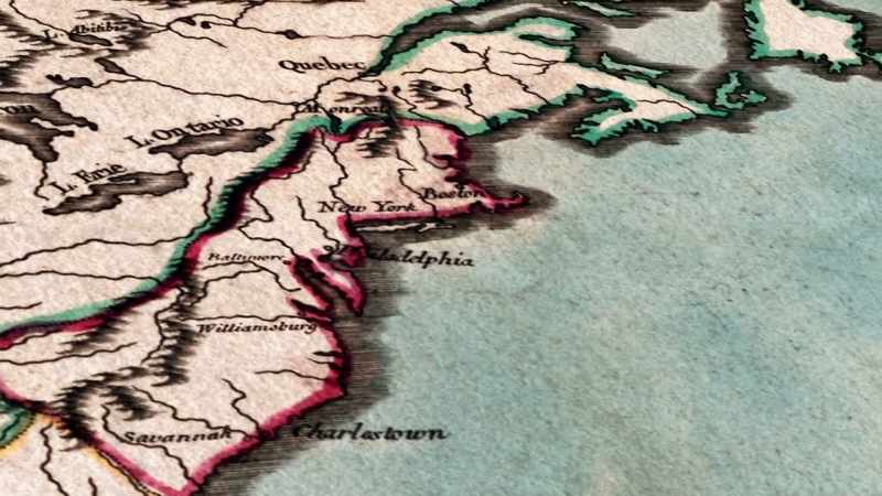 The rough voyage across the wintry Atlantic
