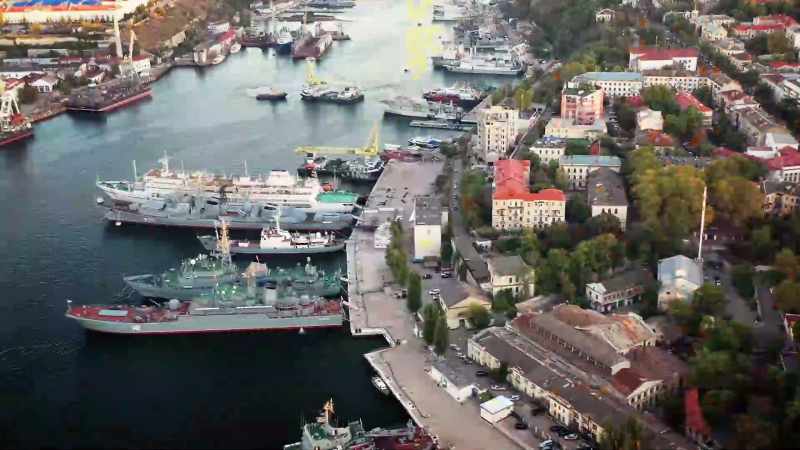 The Russian Navy has two dolphin pens