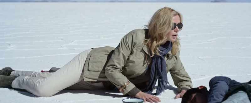 The salt plain obviously behaves