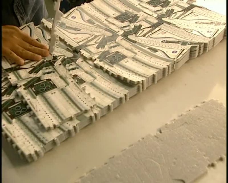 THE SAME DESIGN IS PRINTED SEVERAL TIMES ON A SHEET
