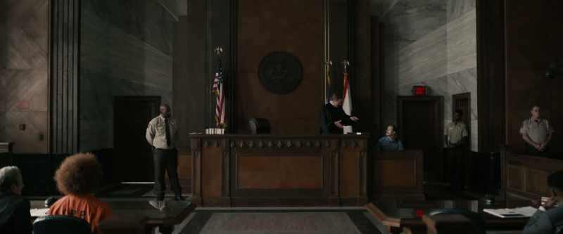 The same front door that you just testified, under oath