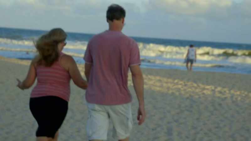 THE SAND, THE STRESS JUST MELTING AWAY