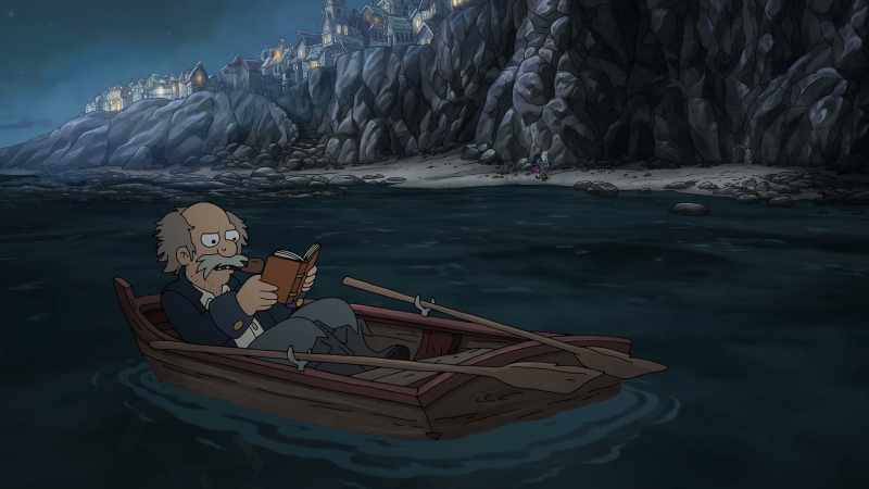 The sea captain heaved a lonely sigh