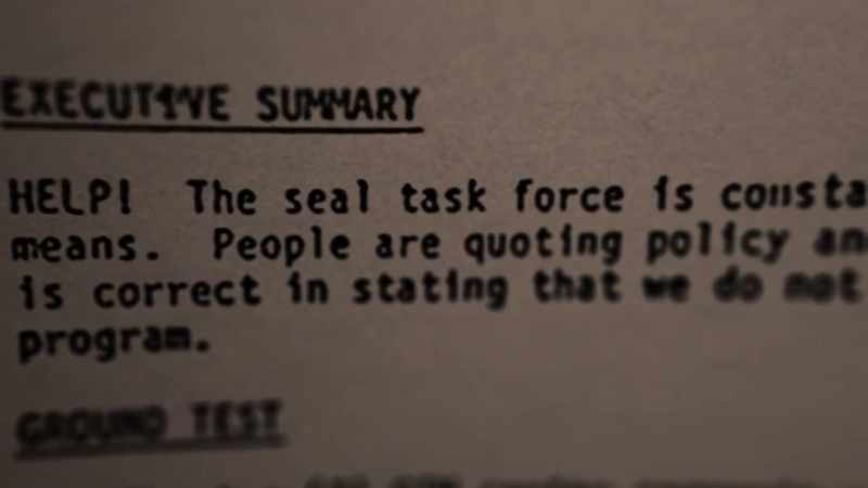 The seal task force is constantly being delayed by every possible means