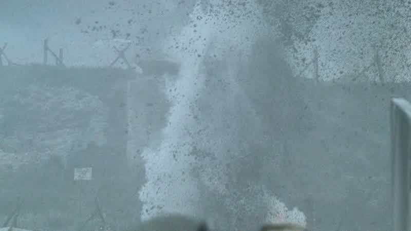 The sea wall!