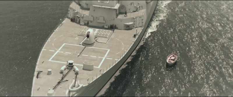 The second incident involved the USS King