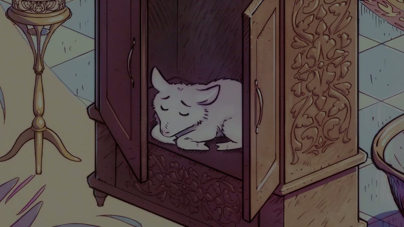The second, the bed