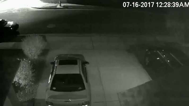 The security camera was just