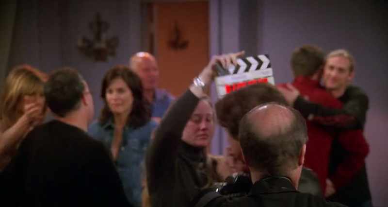 the sets immediately started to be taken down