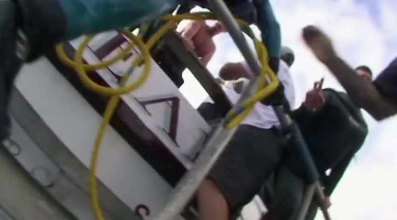 The shark attack took less than one minute