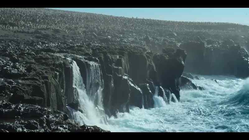 The sheer cliffs that surround this island fortress