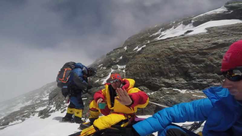 The Sherpas call Kilian 'The Monkey'