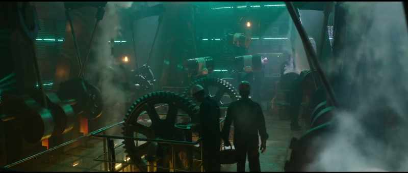 The ship's engine room would practically boil us alive
