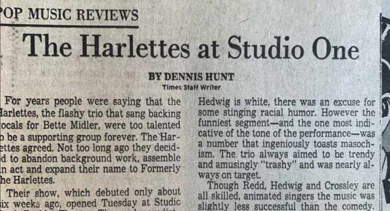 The show that we've been doing in New York