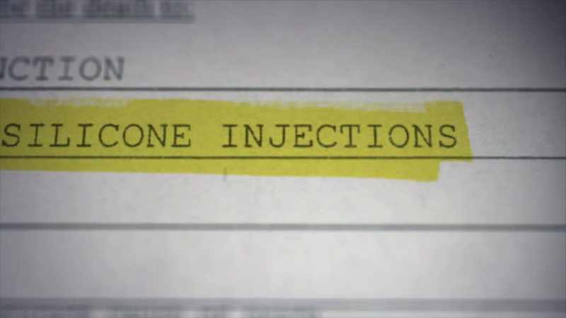 The silicone injections create embolisms