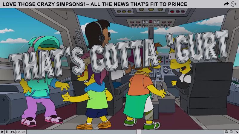 The Simpsons were YouTube sensations