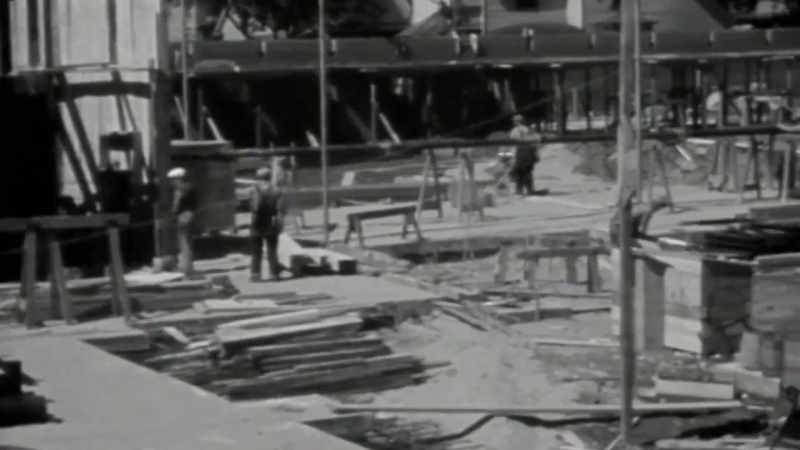 The site could hardly have been more different