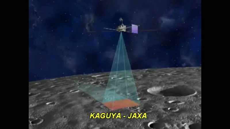 The situation is somewhat different with the Japanese Kaguya probe