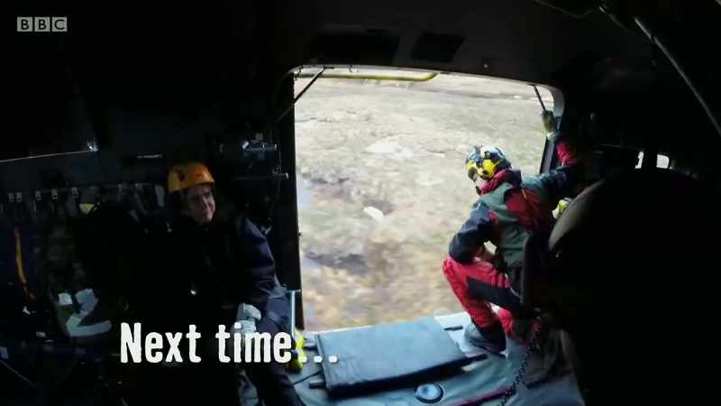 The ski patrol gets a helping hand from the RAF