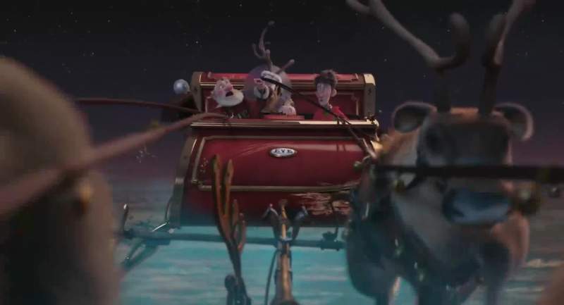 The Sleigh on the roof
