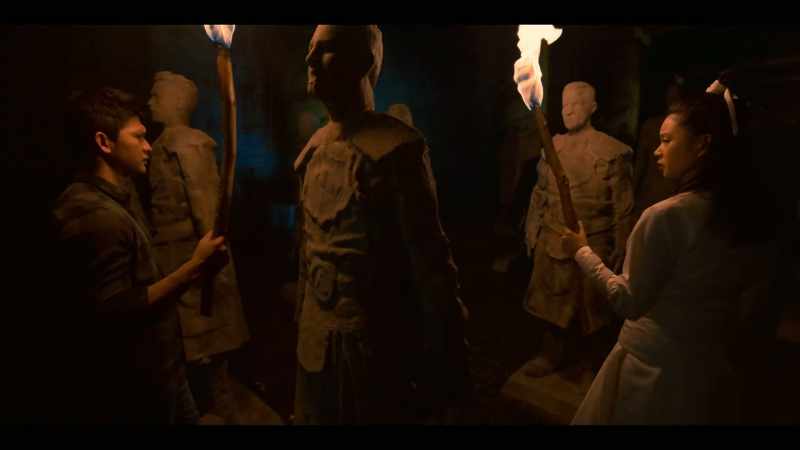 The soldier's first blow