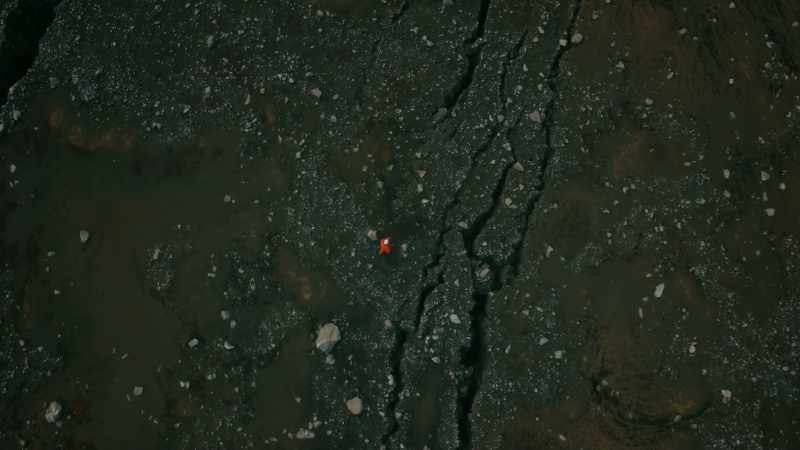 The solid lava samples we've collected are radioactive