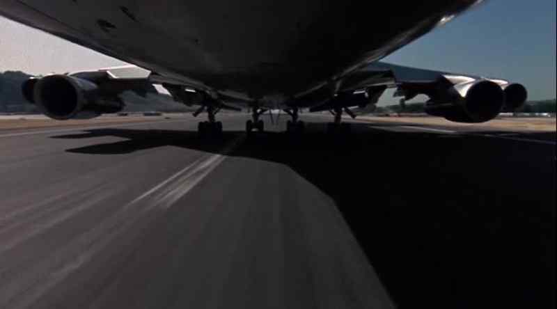 The sound you hear is the captain reversing engines