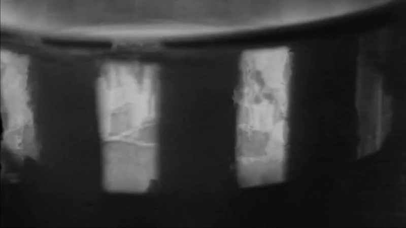 � The speeding disc would capture pieces of an image