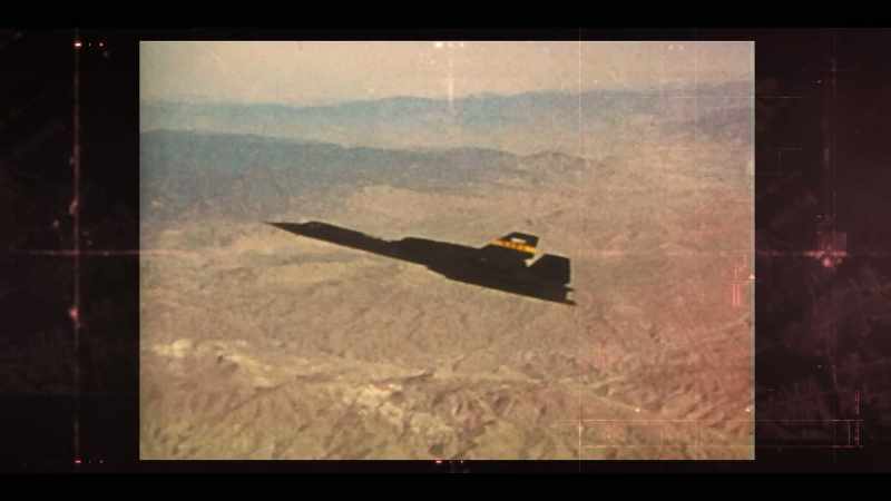 The SR-71 Blackbird Cold War spy plane