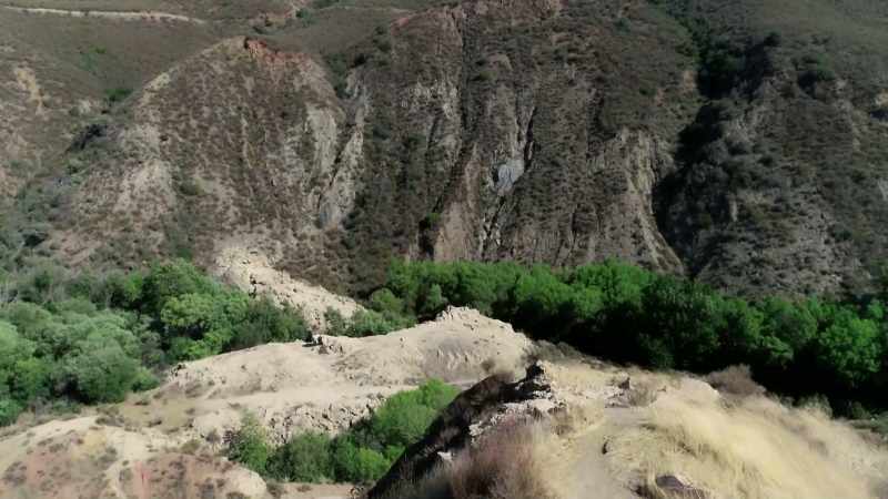 The St. Francis Dam had largely disappeared