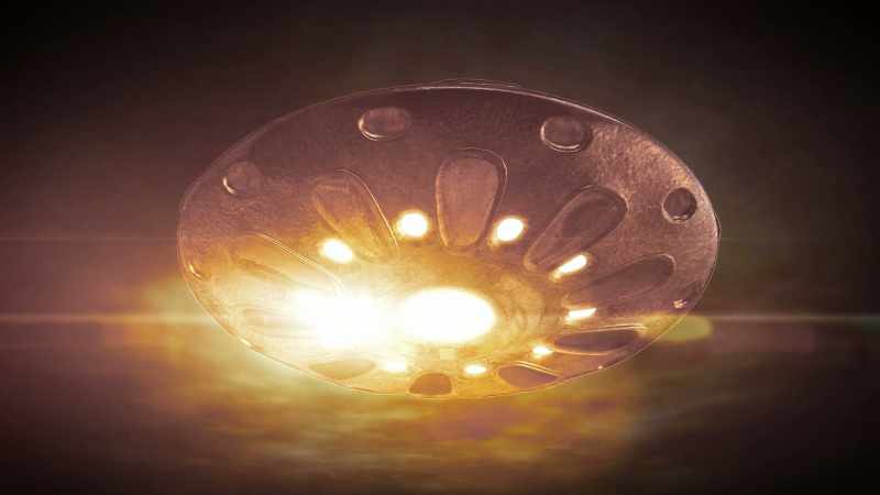 The star approached him taking the form of a spacecraft