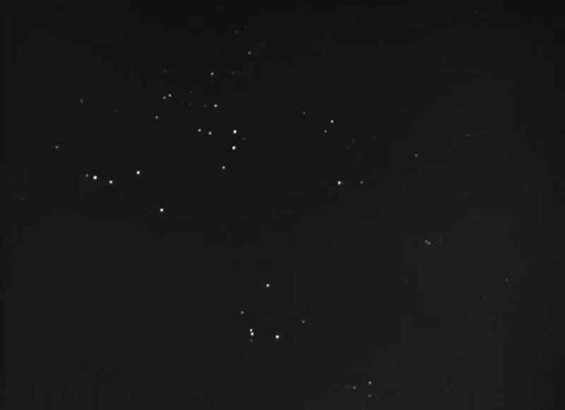 The stars look down on New Year's Eve