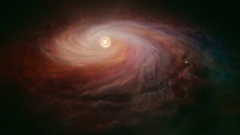 The stars make planets, moons and comets