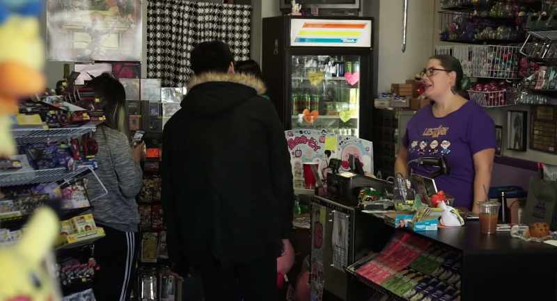 The store is a little bit like a museum and I would