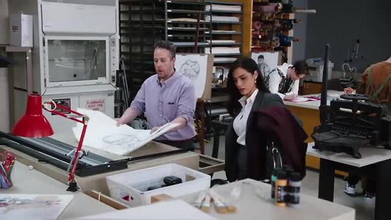 The subject matter in his sketches