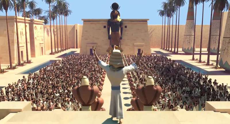 The sun god Ra