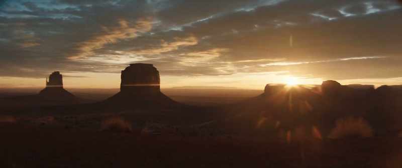 The sun rises on another day