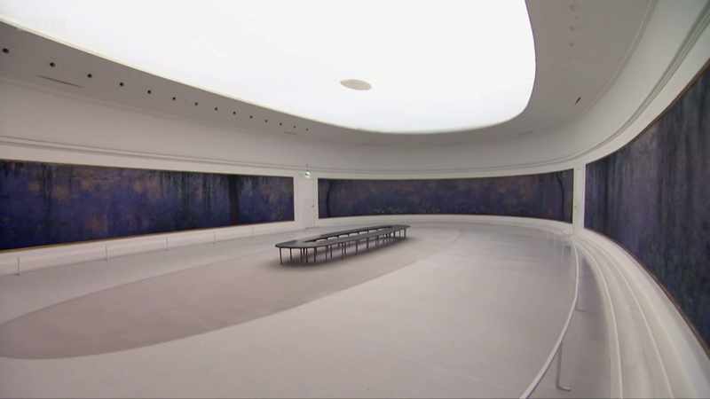The surrealist painter Andre Masson once described these two oval rooms