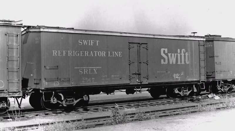 The swift refrigerator line allowed packinghouses
