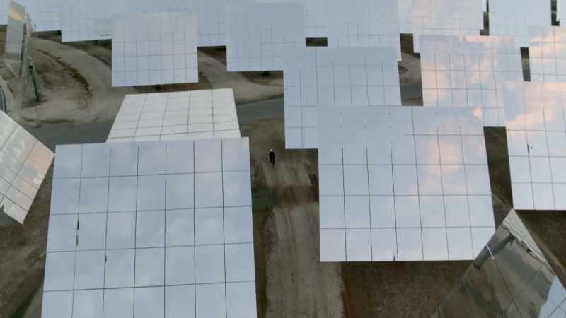 The task of keeping this mega solar power plant running