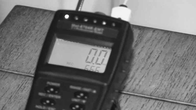 The temperature dropped to 66.6